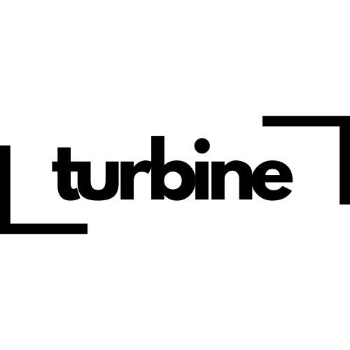 Turbine logo on light background